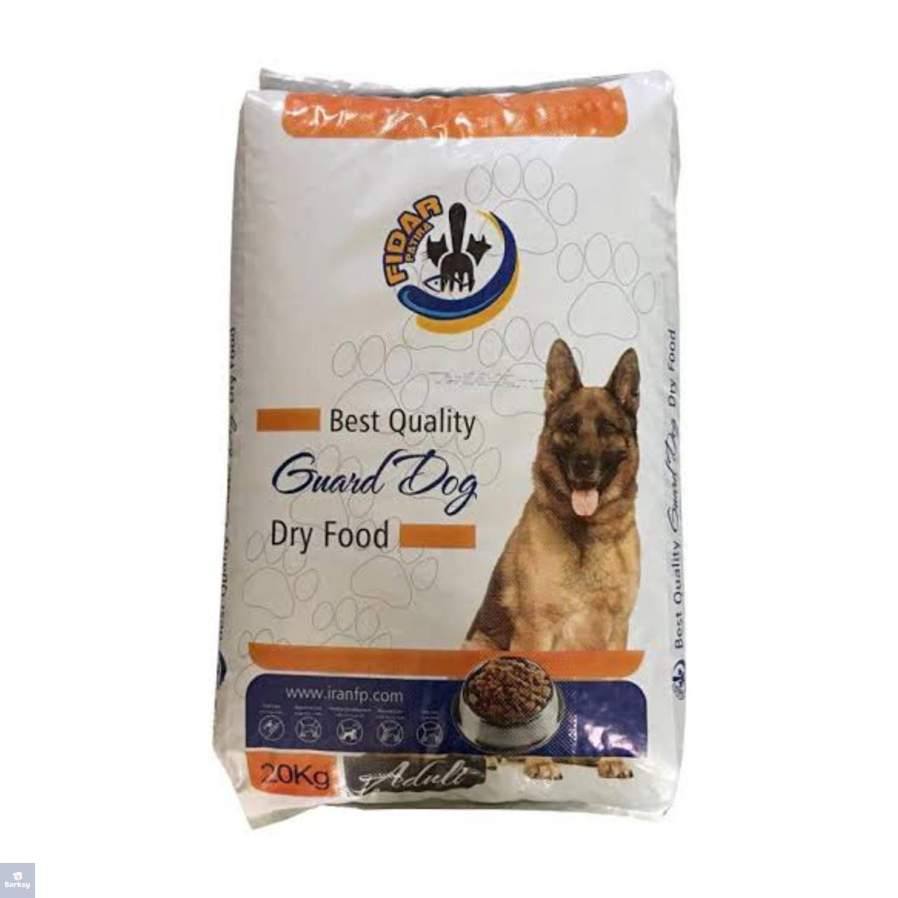 ghaza-khoshk-sag-guard-fidar-working-dog-food غذای خشک سگ گارد فیدار مناسب برای سگهای نگهبان و فعال